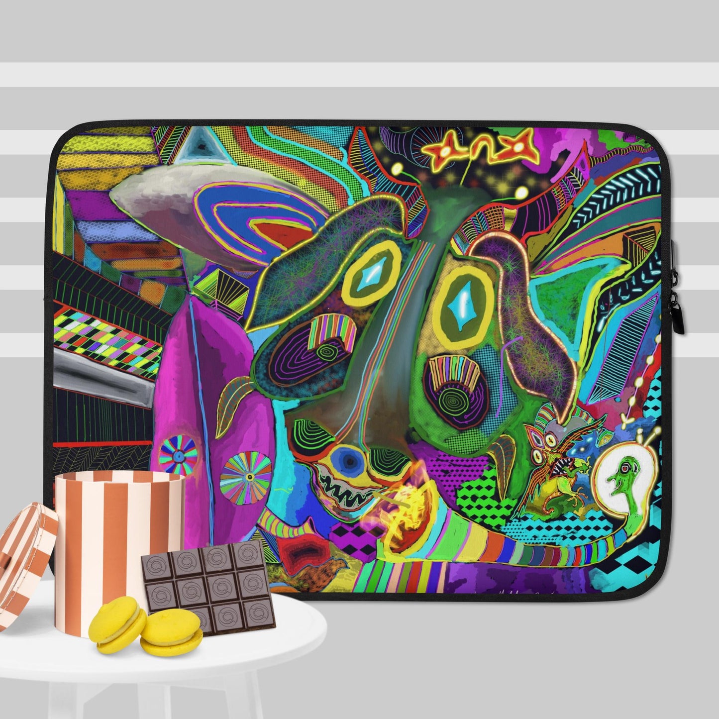 Laptop Sleeve - Original art work by Wayne - Golden Designs